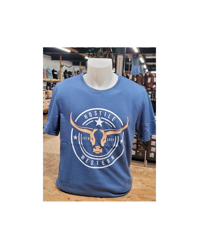 TEE SHIRT AMERICAIN EQUITATION WESTERN FASHION HOSTILE WESTERN