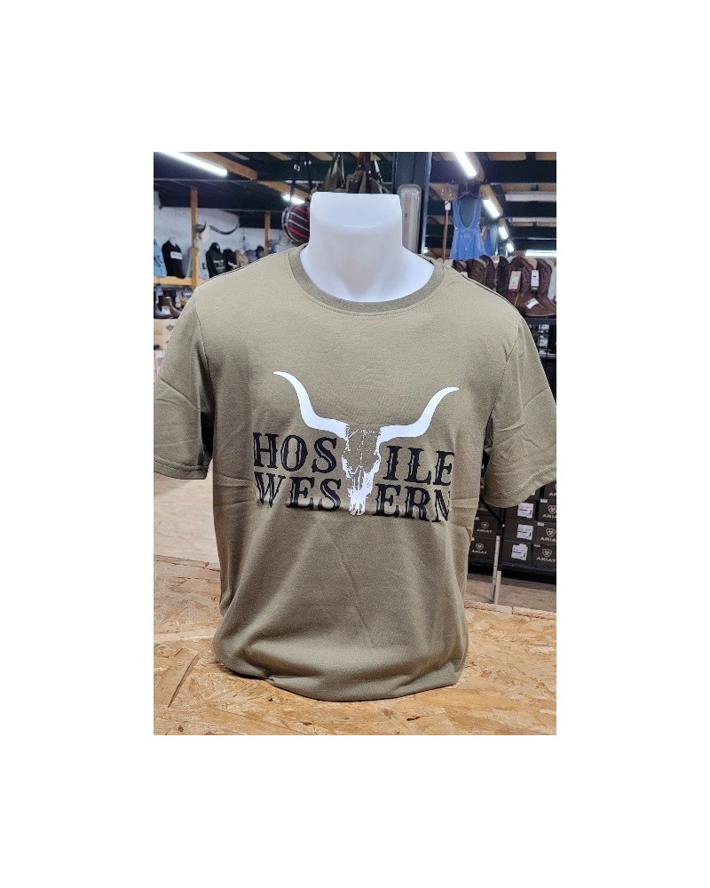 TEE SHIRT AMERICAIN EQUITATION WESTERN FASHION HOSTILE WESTERN