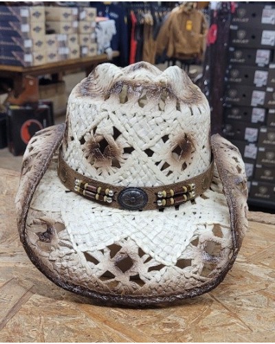 CHAPEAU WESTERN FEUTRE PAILLE EQUITATION TRAVAIL MEXIQUE US COUNTRY