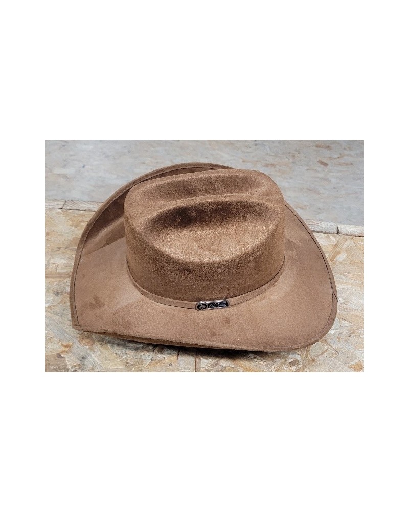 Chapeau Cowboy Twister En Paille – Taille M – Marron – Fait Main Au Mexique