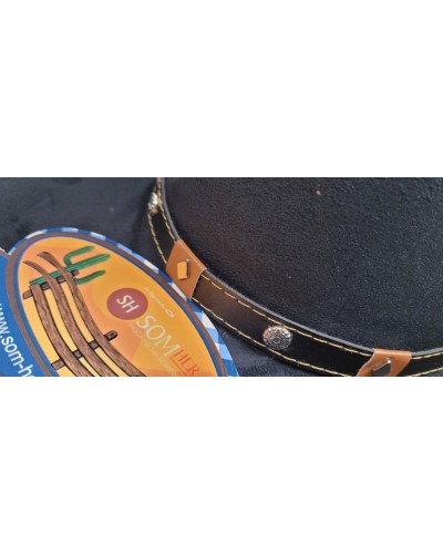 CHAPEAU TOMBSTONE DOUBLE S ARIAT TWISTER SOMHER  WESTERN  QUALITE