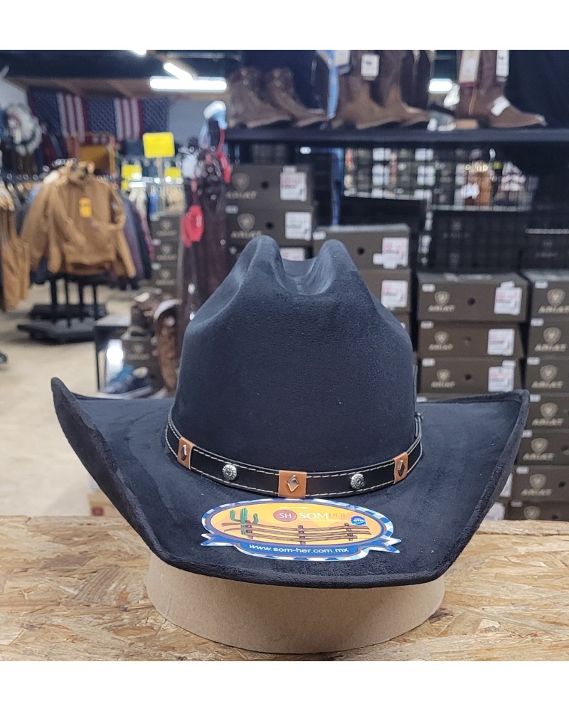CHAPEAU TOMBSTONE DOUBLE S ARIAT TWISTER SOMHER  WESTERN  QUALITE