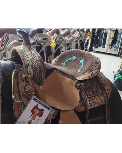 selle équitation western Hwest barrel compétition wade reining roping Pools west coast lakota denver DOUBLE S
