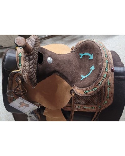 selle équitation western Hwest barrel compétition wade reining roping Pools west coast lakota denver DOUBLE S