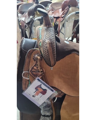 selle équitation western Hwest barrel compétition wade reining roping Pools west coast lakota denver DOUBLE S