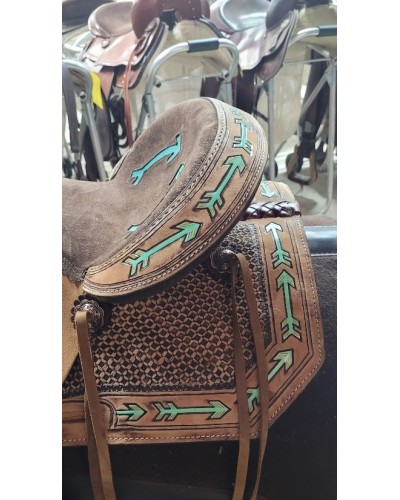 selle équitation western Hwest barrel compétition wade reining roping Pools west coast lakota denver DOUBLE S