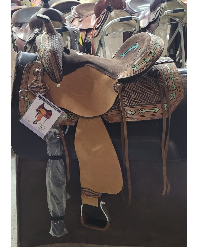 selle équitation western Hwest barrel compétition wade reining roping Pools west coast lakota denver DOUBLE S
