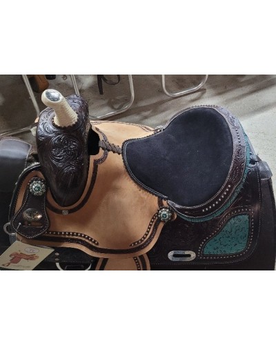 selle équitation western Hwest barrel compétition wade reining roping Pools west coast lakota denver DOUBLE S