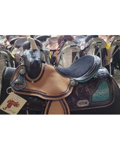 selle équitation western Hwest barrel compétition wade reining roping Pools west coast lakota denver DOUBLE S