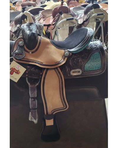 selle équitation western Hwest barrel compétition wade reining roping Pools west coast lakota denver DOUBLE S