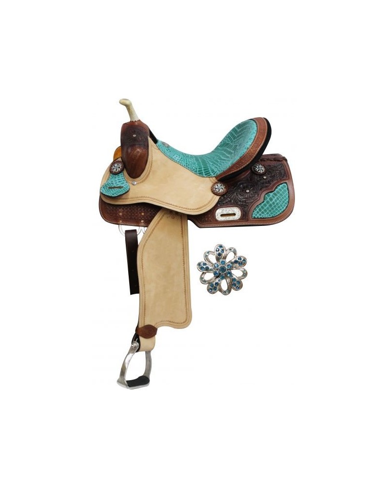 selle équitation western Hwest barrel compétition wade reining roping Pools west coast lakota denver DOUBLE S