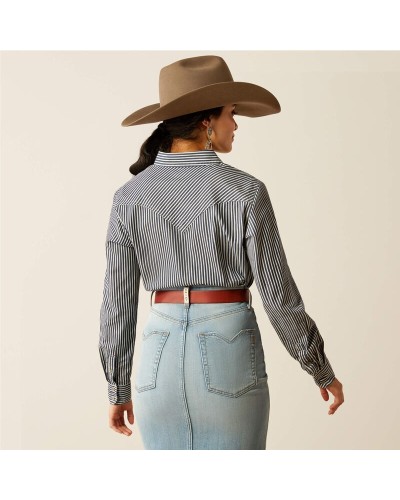 CHEMISE WESTERN AMERICAINE WRANGLER JACK DANIELS STARS AND STRIPES