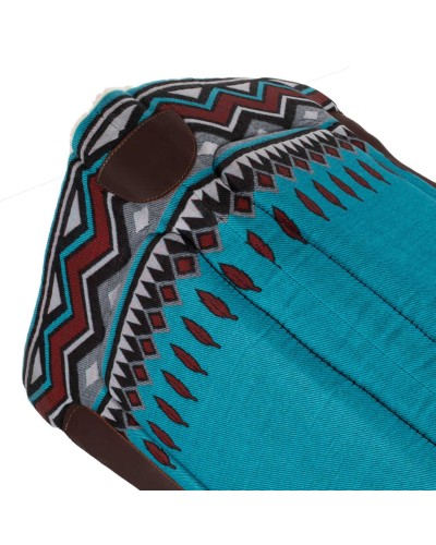 TAPIS WESTERN CHEVAL EQUITATION QUARTER HORSE BURIONI LAINE VIERGE