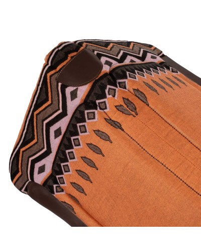 TAPIS WESTERN CHEVAL EQUITATION QUARTER HORSE BURIONI LAINE VIERGE