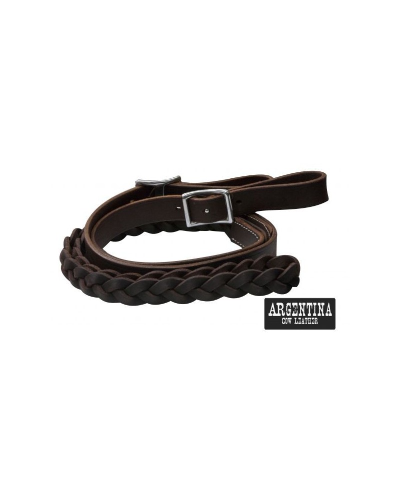 Rênes En Cuir Tressé à La Main SIE – Qualité Artisanale, Fabrication Robuste