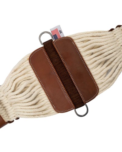 SANGLE WESTERN CHEVAL EQUITATION NEOPRENE MOUTON CUIR AMERICAINE