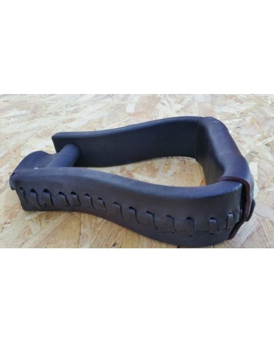 ETRIER WESTERN CHEVAL EQUITATION BOIS CUIR REWHIDE ALU SELLE AMERICAINE