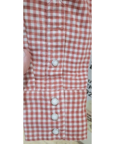 CHEMISE WESTERN AMERICAINE WRANGLER JACK DANIELS STARS AND STRIPES