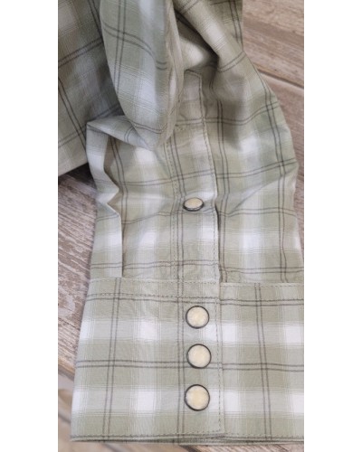 CHEMISE WESTERN AMERICAINE WRANGLER JACK DANIELS STARS AND STRIPES