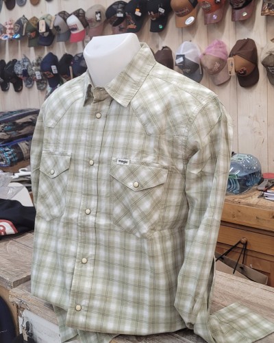 CHEMISE WESTERN AMERICAINE WRANGLER JACK DANIELS STARS AND STRIPES