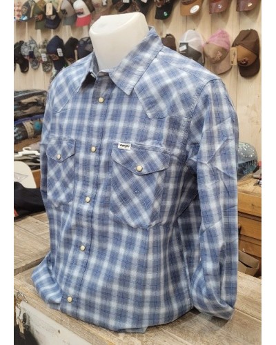 CHEMISE WESTERN AMERICAINE WRANGLER JACK DANIELS STARS AND STRIPES