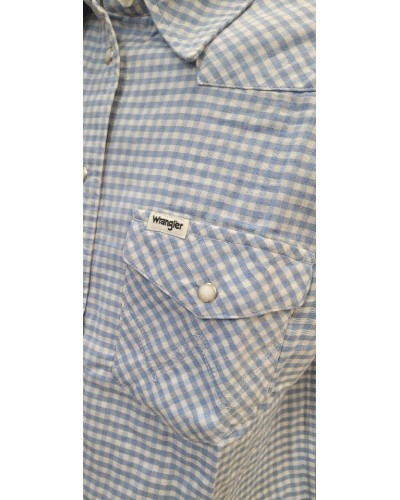 CHEMISE WESTERN AMERICAINE WRANGLER JACK DANIELS STARS AND STRIPES