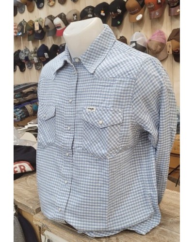 CHEMISE WESTERN AMERICAINE WRANGLER JACK DANIELS STARS AND STRIPES