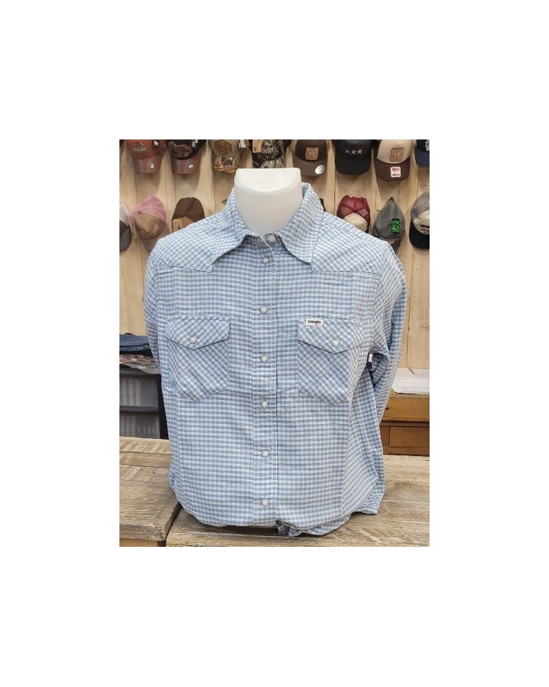 CHEMISE WESTERN AMERICAINE WRANGLER JACK DANIELS STARS AND STRIPES