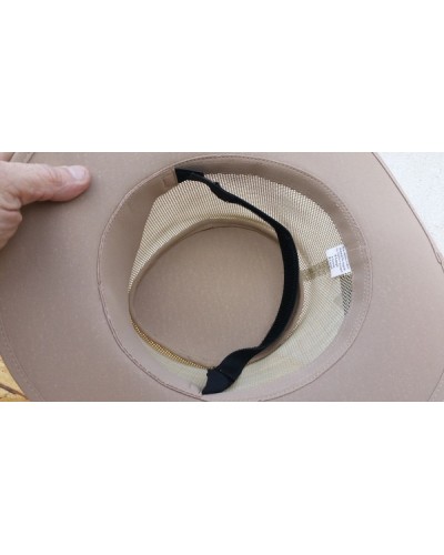 CHAPEAU GOLF MESH H'WEST BEIGE