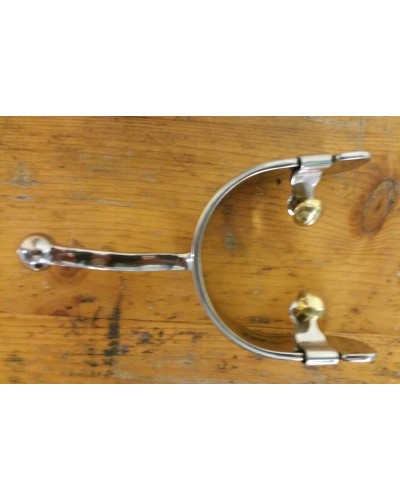 eperon western equitation cheval randonnee pools lanière courroie usa spur straps