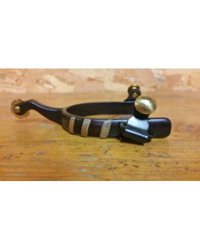 eperon western equitation cheval randonnee pools lanière courroie usa spur straps