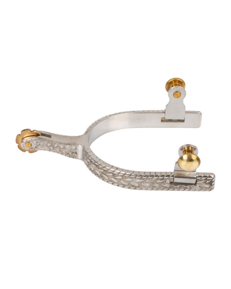 eperon western equitation cheval randonnee pools lanière courroie usa spur straps