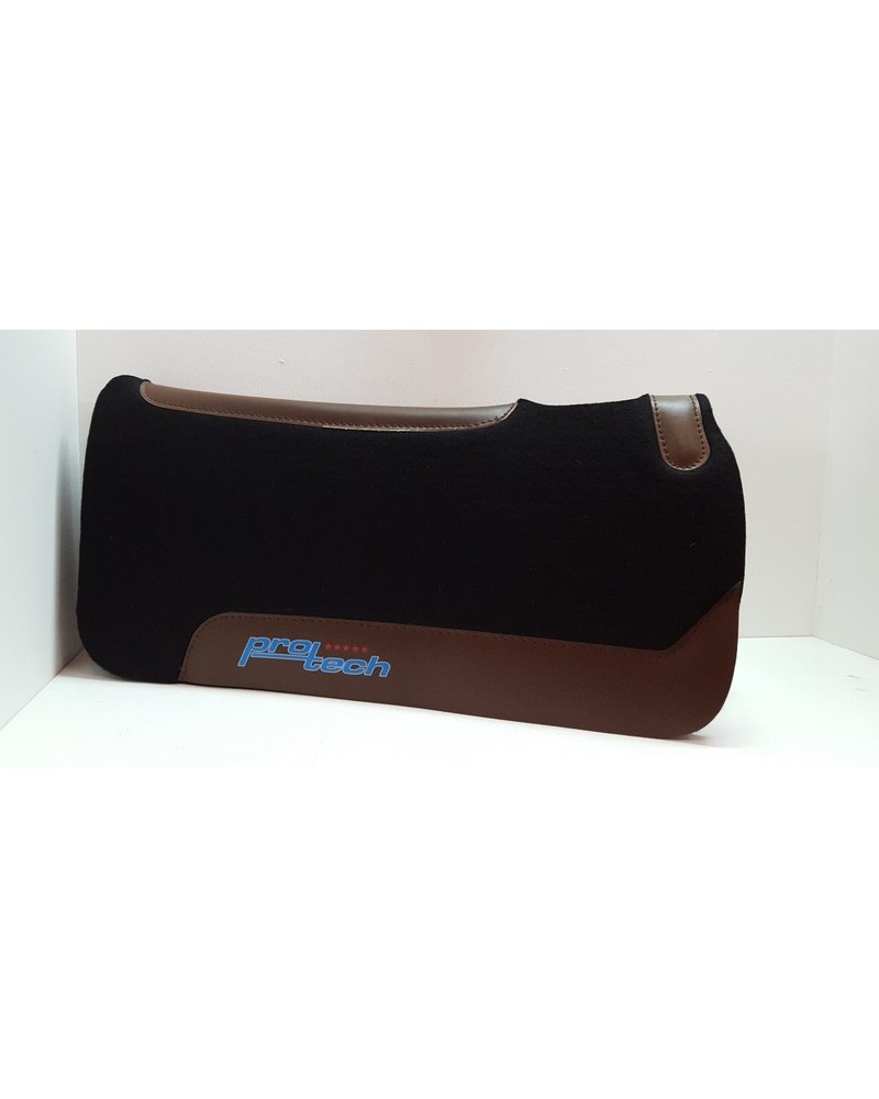 TAPIS WESTERN CHEVAL EQUITATION QUARTER HORSE BURIONI LAINE VIERGE