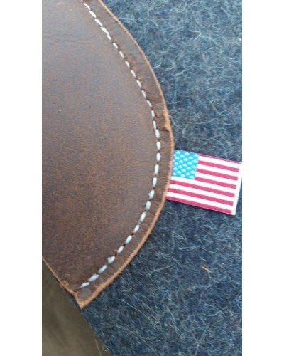 TAPIS WESTERN CHEVAL EQUITATION QUARTER HORSE BURIONI LAINE VIERGE POOLS