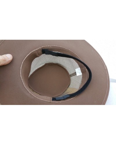 CHAPEAU GOLF MESH H'WEST BROWN