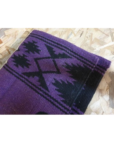 TAPIS WESTERN CHEVAL EQUITATION QUARTER HORSE BURIONI LAINE VIERGE