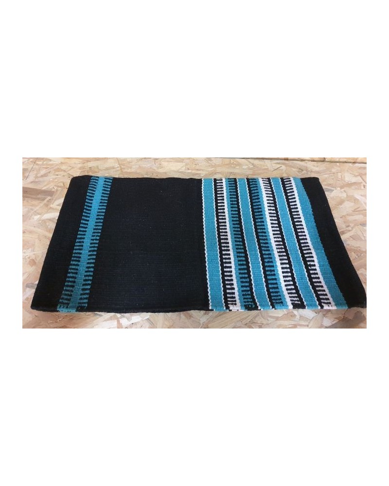 TAPIS WESTERN CHEVAL EQUITATION QUARTER HORSE BURIONI LAINE VIERGE